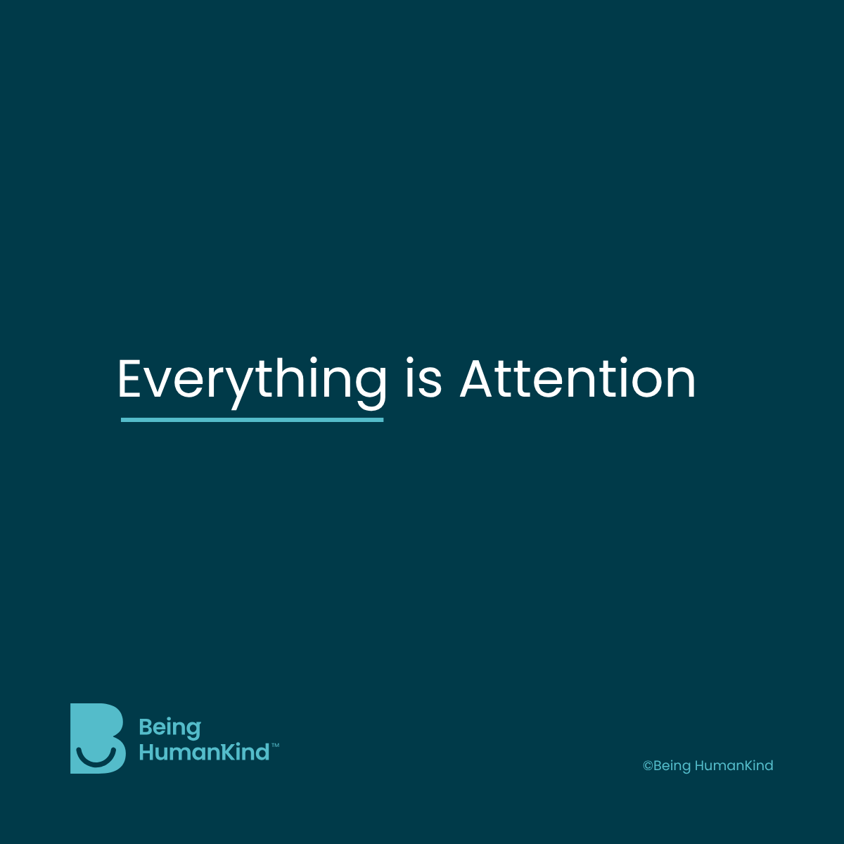 Everything is Attention